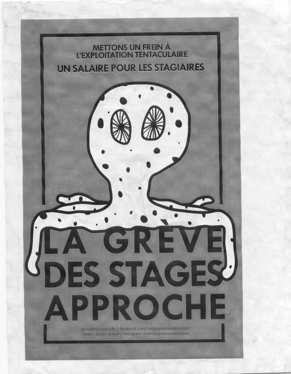 La grève des stages, poursuite d'une lutte internationale